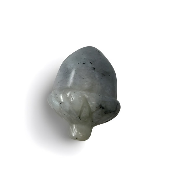 Natural‎ Moonstone Acorn: Handmade Carved Crystal Rock - Picture 1 of 7